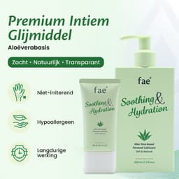 Fae Glijmiddel Waterbasis met Aloë Vera - Lubricant 80ml - Veilig voor Condooms & Sex Speeltjes - Lube - voor de Gevoelige huid — thumbnail 5