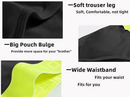 Heren Ondergoed met Grote Uitstulping Zakje Lage Taille Ademend Elastische Band — thumbnail 4