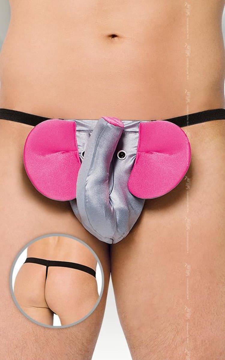 Softline Collection - Grappig olifanten string voor heren S t/m L — afbeelding 1