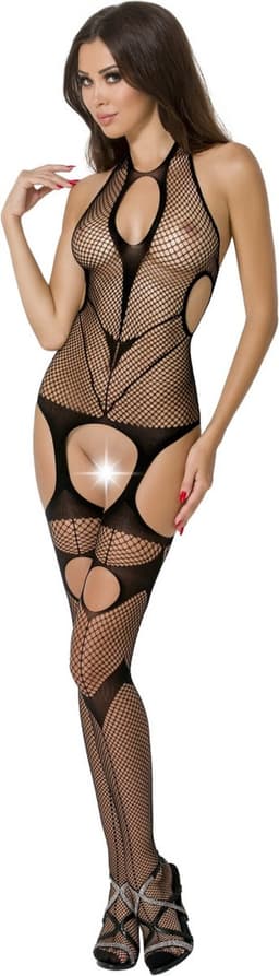 PASSION WOMAN BODYSTOCKINGS | Passion Woman Bs053 Bodystocking Black One Size — thumbnail 1