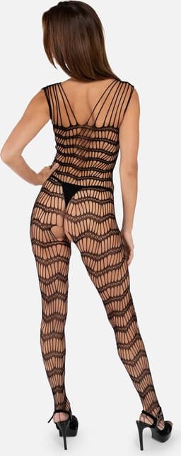 Rimes Catsuit - Zwart — thumbnail 2