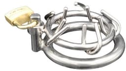 Nooitmeersaai - Kuisheidkooi met hangslotje - Metaal - Zilver - 45mm — thumbnail 4