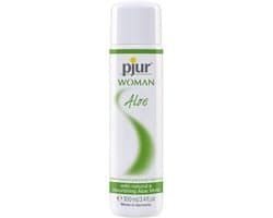 Pjur Woman Aloe Glijmiddel - 100 ml - Waterbasis - Vrouwen - Mannen - Smaak - Condooms - Massage - Olie - Condooms - Pjur - Anaal - Siliconen - Erotisch