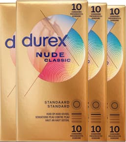 Durex Condooms Nude Huid-Op-Huid Gevoel 10st x4 — thumbnail 12