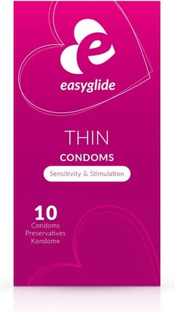 EasyGlide - Extra Thin Condooms - Condooms met Glijmiddel - 10 stuks — thumbnail 1