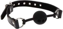 Taboom - Silicone Ball Gag - Bondage / SM Gags and muzzles Zwart — thumbnail 2