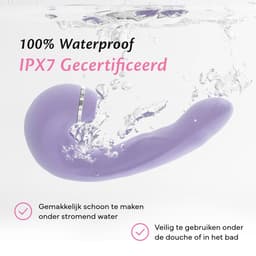 Fae® Vibrator voor Vrouwen - Clitoris & G spot Stimulator - Zuig en druk functie - Penetratie Dildo - Sex Toys voor Vrouwen en koppels - Seksspeeltjes - Thrive Series - Periwinkle Purple — thumbnail 5