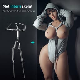 Dailyplay Levensechte Sexpop Eva - 49kg - 163cm – TPE - Sex Toys Man - Sekspop Masturbator – Kunstvagina voor Mannen - Real Doll — thumbnail 5