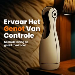 PureVibe® Squeezing Seduction Zuigende & Knijpende Sex Toys voor mannen - Automatisch Vibrerende Blowjob Masturbators - Masturbator voor Man - Pocket Pussy Zelf Electrisch & Aftrekken | Pearl White - valentijn cadeau — thumbnail 3