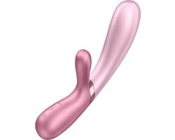 Satisyfer, Bluetooth Rabbit, 'Hot Lover', 20 cm, met app, waterdicht, oplaadbaar, huidvriendelijke siliconen