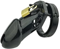 Intenz® Kuisheidskooi - Zwart - Chastity Cage - Groot - Peniskooi - Sex Toys voor Koppels - Inclusief Slotje — thumbnail 1