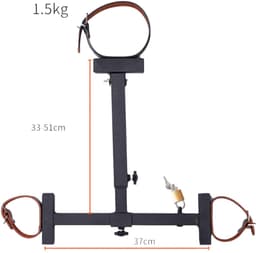 BUM BLING® - Verstelbare Spreidstang - Bondage Bar - BDSM Toys - Zwart — thumbnail 8