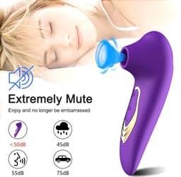 Air Pulse & Trilling Vibrator met 7 Standen – USB Oplaadbaar – Waterdicht – wit-roze of oranje — thumbnail 5