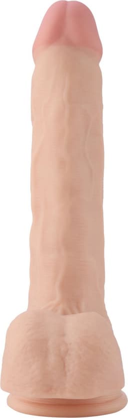Dildo EZfunLok voor Auxfun Plus Seksmachine Beige 24 cm — thumbnail 16