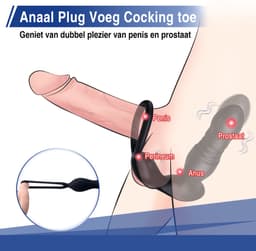 IntiMate® Palos - Prostaat Vibrator met Afstandsbediening - Luxe Prostaatstimulator met Cockring - 7 standen - Ballenstimulator - Volledig universeel Oplaadbaar - Stotende Buttplug - Seksspeeltjes voor Mannen en Vrouwen — thumbnail 7
