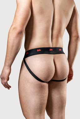 MM Sports The Original Jockstrap 2 inch Reversible Black/Red - MAAT XL - Heren Ondergoed - Jockstrap voor Man - Mannen Jock — thumbnail 18