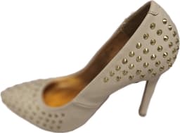 BLINK`-PUMPS-WHITE-STUDS-HEEL10CM-SIZE 39 — thumbnail 5