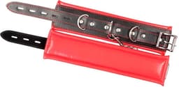 Premium lederen handboeien - BDSM Bondage - Gespsluiting - Ketting tussenstuk - Zeer goede kwaliteit - One size — thumbnail 4