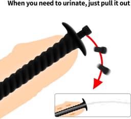Holle Urethrale penis plug met Injectie Spuit - Injector - Penisplug - Plasbuis — thumbnail 4
