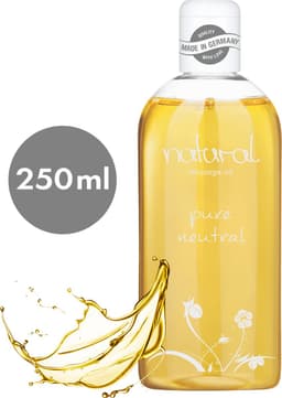 Natural Wellness massageolie, erotische massageolie, neutrale geur, 250 ml — thumbnail 3