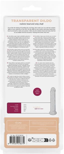 Jelly Dildo zonder ballen - 18 cm — thumbnail 4