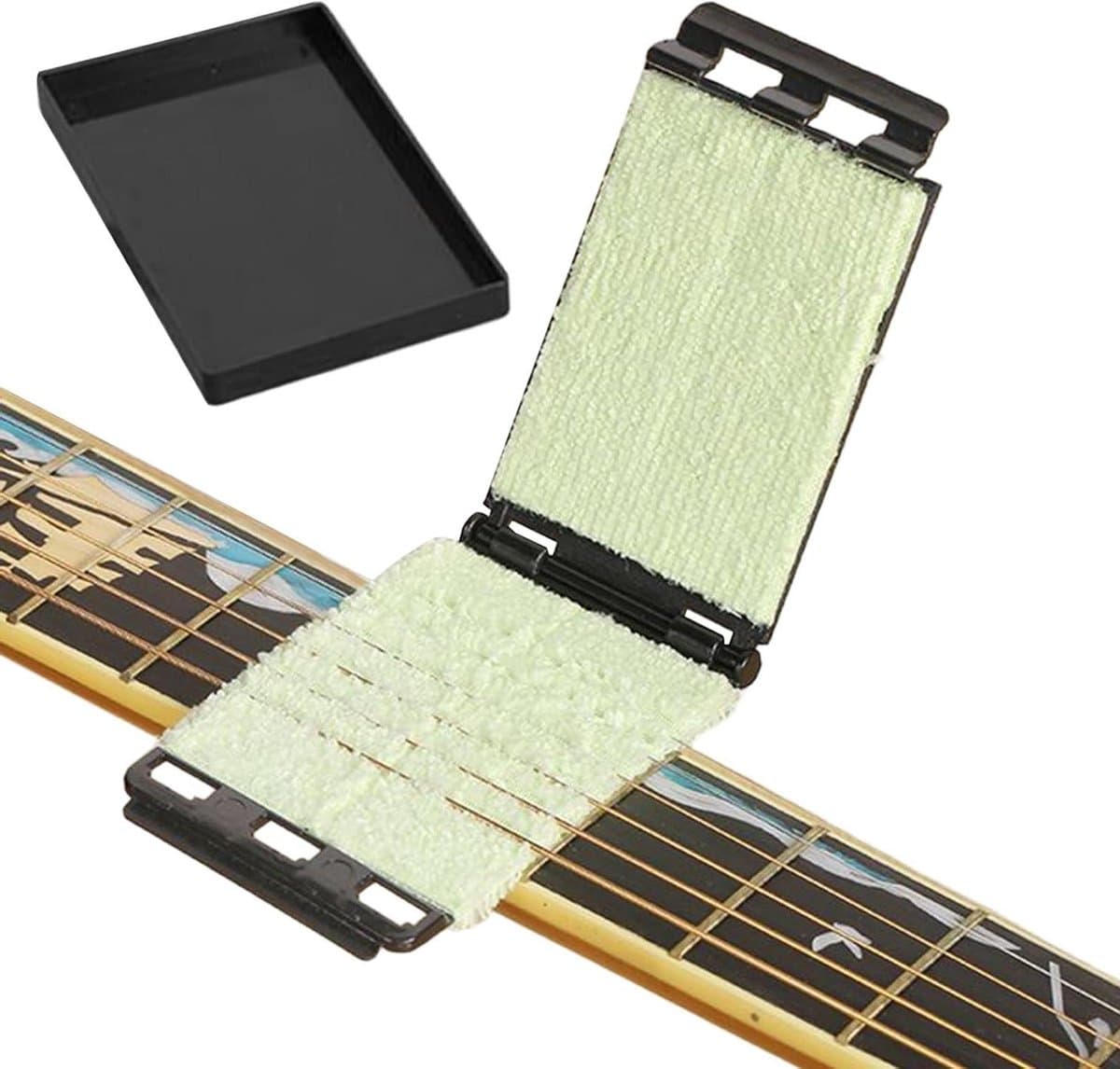 Snaar Reiniger - Instrumenten Onderhoud - Muziek Maken - Beschermt Houten Toetsen - 11 x 6.5 cm - Zwart — afbeelding 1