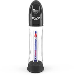 Passion Pump - Elektrische Penispomp - Waterproof - 31 cm - Zwart/Transparant — thumbnail 1