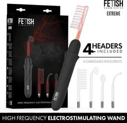 Electro-Stim violet wand met accu — thumbnail 1