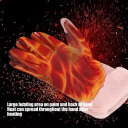 Dailygoods - Elektrische Verwarmingshandschoenen - Verwarmde Handschoenen - Ideaal voor Fietsen in de Winter - USB Aansluiting - Dames Handschoenen -... — thumbnail 3