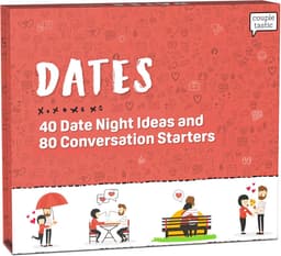 Date Night Ideeën - Koppel Spel - Relatie Verdiepen - 40 Activiteiten & 80 Vragen - 100+ Ideeën - Meerkleurig — thumbnail 1