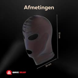 Quick Relief Mask™ - BDSM Masker - Set van 2 SM Maskers - Erotiek - Sexy Masker - Spannend voor Koppels - Bondage Seks - Fetish masker - Bondage masker — thumbnail 4