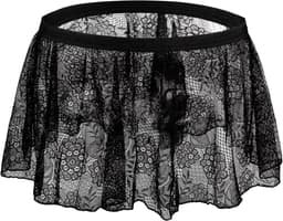 Sexy Sissy Panties voor Mannen - Kanten Mini Rok, Erotische Onderbroek voor Crossdressers en Cosplay, Perfect voor Nachtclubs en Lingerie Verzameling — thumbnail 1