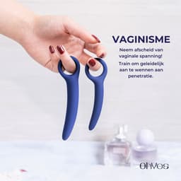 OHYES Dilator set Vaginisme - Siliconen Dilators voor vrouwen - 5 delige Dildo of Pelottes set + Glijmiddel — thumbnail 4