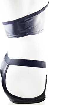 BNDGx® Sexy Cosplay Rollenspel kleding - Onesize - outfit heren bunny zwart wit set konijn — thumbnail 6