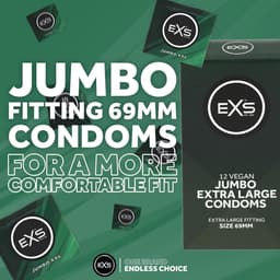 EXS JUMBO Large condooms (69mm) 144 stuks — thumbnail 6
