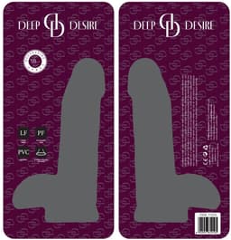 BEING FETISH 25 CM  ZWARTE Realistic Dildo BF-16 — thumbnail 7