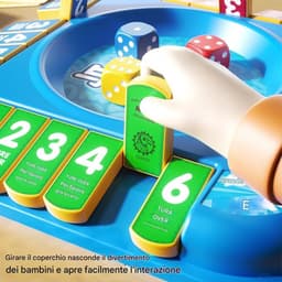 Dobbelspel voor volwassenen - Spelletjes voor groepen - Feestelijke activiteiten - 2-6 spelers - 184 x 184 cm — thumbnail 4