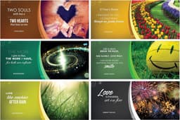 Set van 12 Romantische Liefdesbonnen met Quotes voor Beloftes — thumbnail 3
