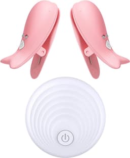 Ynkkvre - Borstmassageapparaat - Vrouwen - 10 Vibratiemodi - Nippelklemmen en Klitorisstimulatie - Silicagel materiaal - Voor solo of koppelsessies — thumbnail 1