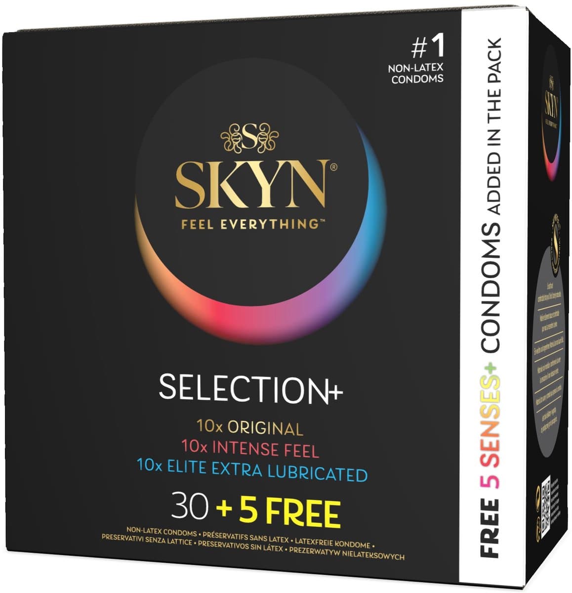SKYN Selection+ - Condooms - Latexvrij comfort - Ultradun gevoel - Variatiepakket 35 stuks — afbeelding 1
