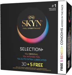 SKYN Selection+ - Condooms - Latexvrij comfort - Ultradun gevoel - Variatiepakket 35 stuks — thumbnail 1