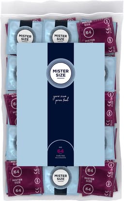 Mister Size - Prezerwatywy - 64mm - Ultradun - Vegetarisch — thumbnail 1
