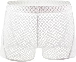 Heren Sexy Transparante Boxershorts Netstof Elastisch Ondergoed Pouch Slips — thumbnail 1