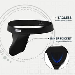 Heren String Tanga Slip Stringless Jockstrap Ondergoed — thumbnail 1