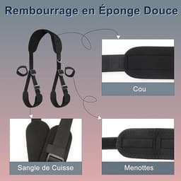 VIN® BDSM Extreme - Sex Toys voor Koppels - Seksspeeltjes voor Koppel - Shibari Touw – Bondagesets - Sexspeeltjes voor Koppels - Couple Games – Bondagesets – Zwart — thumbnail 2