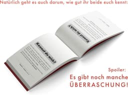 XXL Duelboek Koppels - Spelletjes Partner - Samen Plezier - 144 Pagina's Vulling - 21 x 148 cm - rood — thumbnail 3
