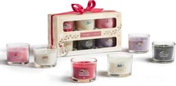 Giftset met 6 Geurende Stearin Kaarsen - Sneeuw Globe Wonderland Collectie - Perfecte Cadeaus voor Vrouwen — thumbnail 1