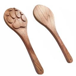 Black Label - Wooden Wolf Paw Paddle — thumbnail 3