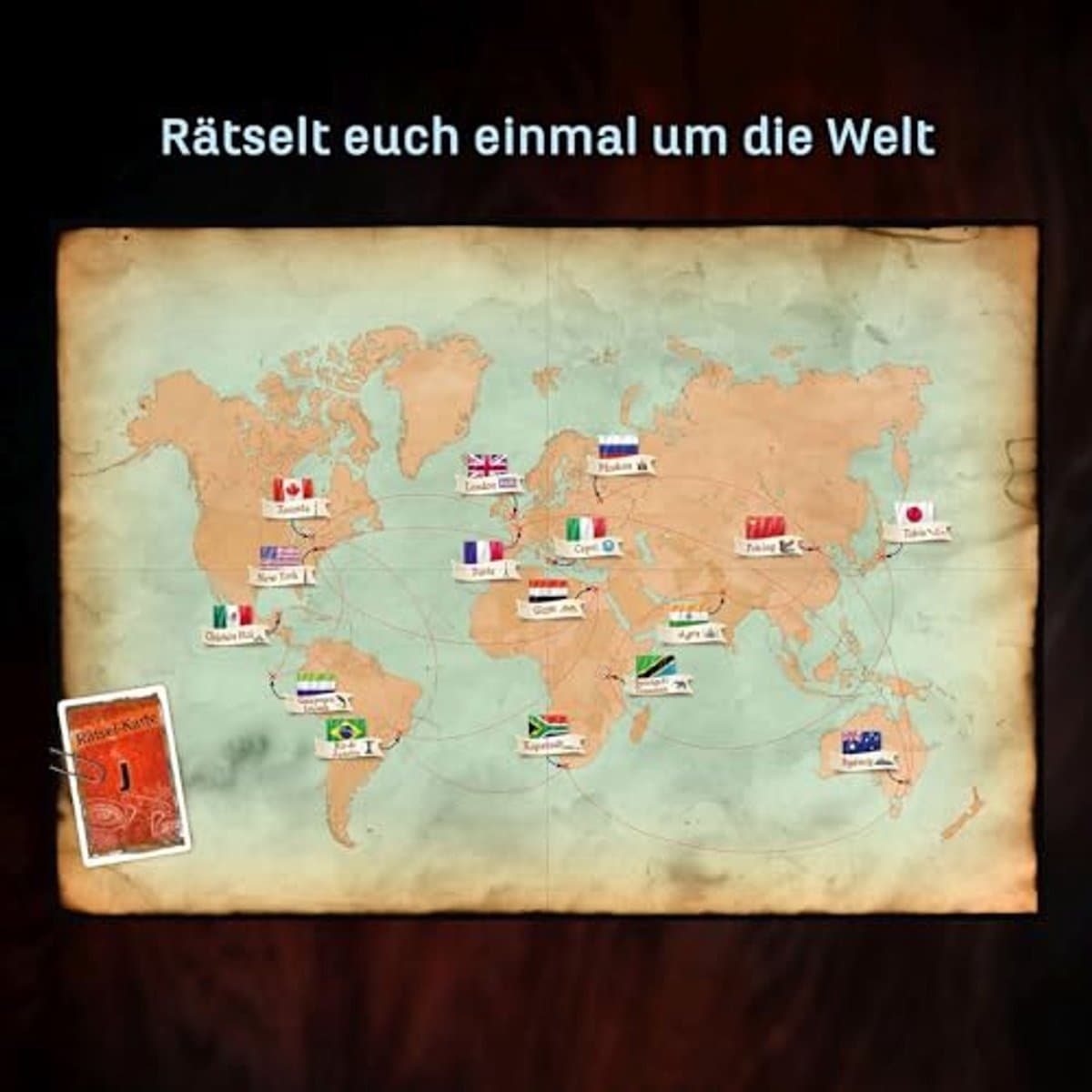 Escape Room Spel: Het Vermächtnis van de Wereldreiziger — afbeelding 1