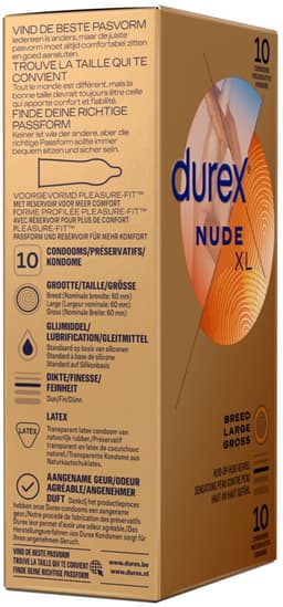 Durex - Condooms - Nude XL - 10st x2 — thumbnail 2